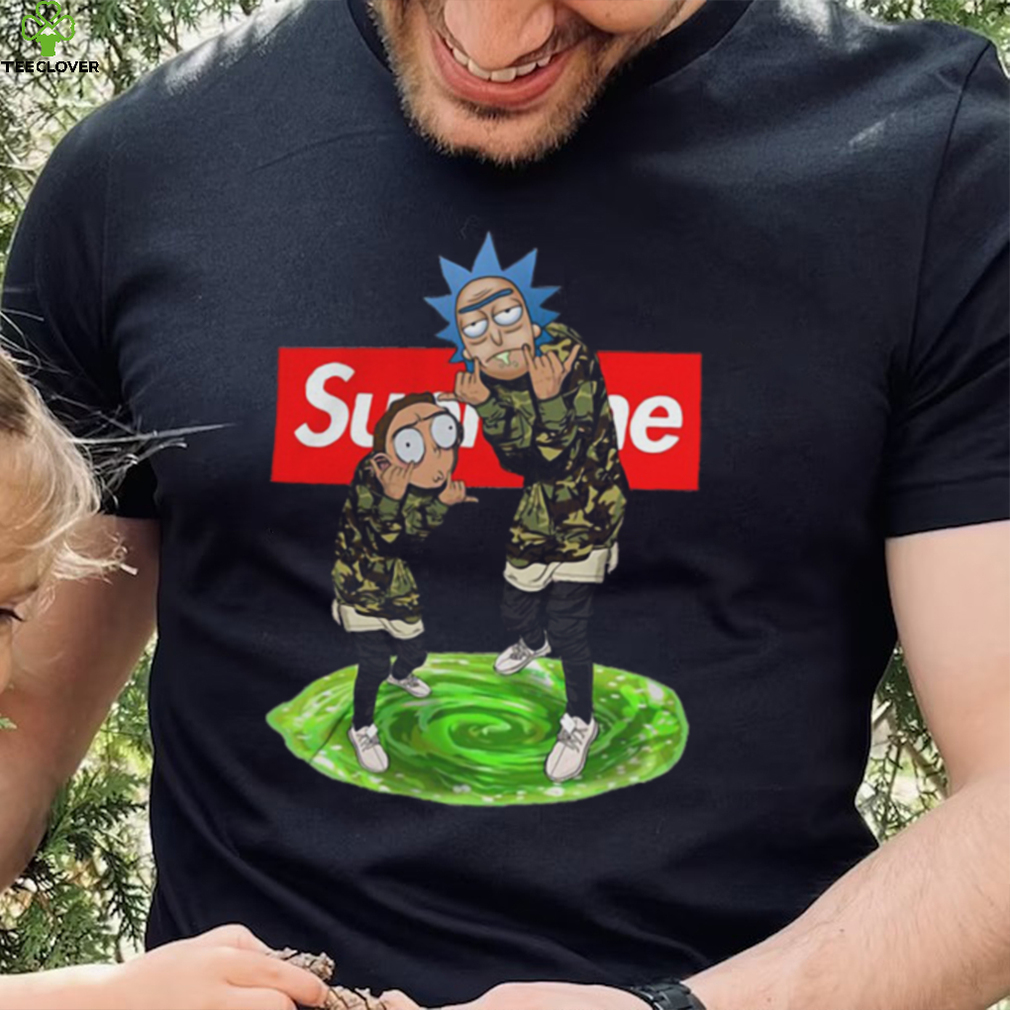 Official Supreme Rick and Morty Hoodie Teeclover