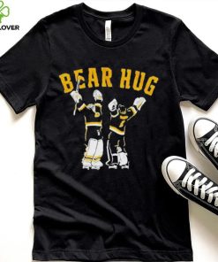 Official Swayman And Linus Bear Hug Boston Hockey 2023 Shirt
