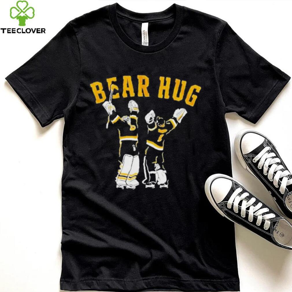 Official Swayman And Linus Bear Hug Boston Hockey 2023 Shirt Official Swayman And Linus Bear Hug Boston Hockey 2023 Shirt