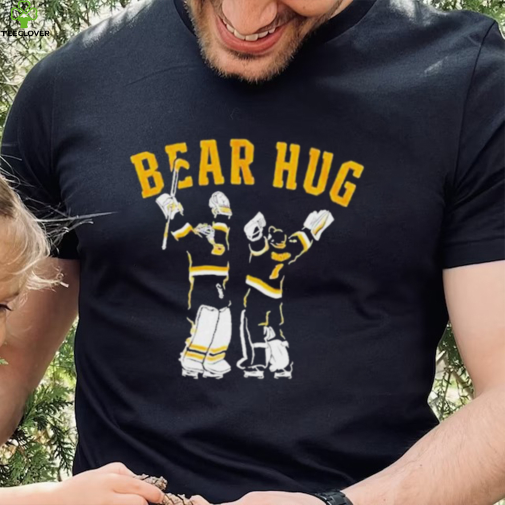 Official Swayman And Linus Bear Hug Boston Hockey 2023 Shirt Official Swayman And Linus Bear Hug Boston Hockey 2023 Shirt