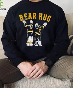 Official Swayman And Linus Bear Hug Boston Hockey 2023 Shirt