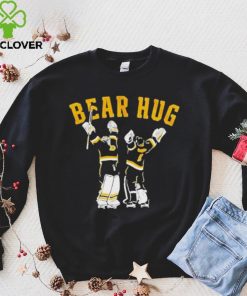 Official Swayman And Linus Bear Hug Boston Hockey 2023 Shirt