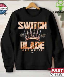 Official Switch Blade Jay White – King Me AEW t shirt