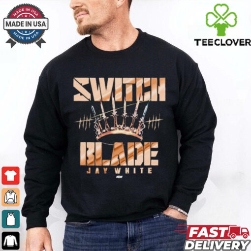 Official Switch Blade Jay White – King Me AEW t shirt