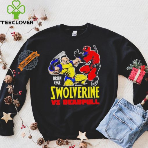 Official Swolverine vs deadpull brian cage T hoodie, sweater, longsleeve, shirt v-neck, t-shirt