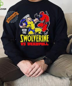 Official Swolverine vs deadpull brian cage T hoodie, sweater, longsleeve, shirt v-neck, t-shirt