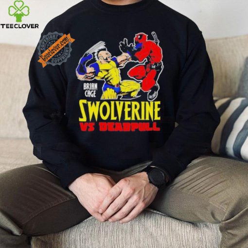 Official Swolverine vs deadpull brian cage T hoodie, sweater, longsleeve, shirt v-neck, t-shirt