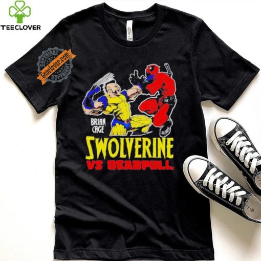 Official Swolverine vs deadpull brian cage T hoodie, sweater, longsleeve, shirt v-neck, t-shirt