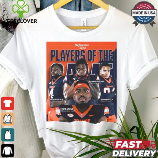 Official Syracuse Orange Defensive Line Players Of The Game Fadil Diggs, Maraad Watson Poster t shirt