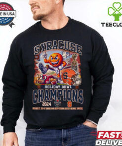 Official Syracuse Orange Holiday Bowl Champions 2024 Dec 27 At Simmons Bank Liberty Stadium Mascot t shirt
