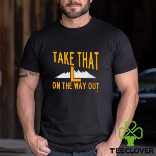 Official Take That L On The Way Out t shirt