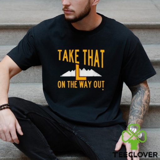 Official Take That L On The Way Out t shirt