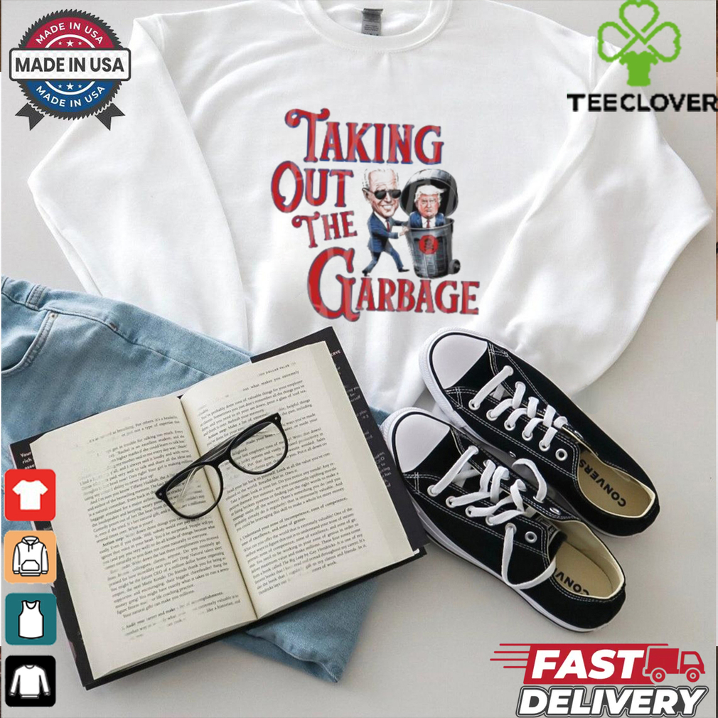Official Talking Out The Garbage Biden And Donald Garbage Truck Trash 2024 T shirt Official Talking Out The Garbage Biden And Donald Garbage Truck Trash 2024 T shirt