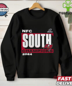 Official Tampa Bay Buccaneers 2024 NFC South Division Champions Conquer T Shirt