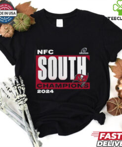 Official Tampa Bay Buccaneers 2024 NFC South Division Champions Conquer T Shirt