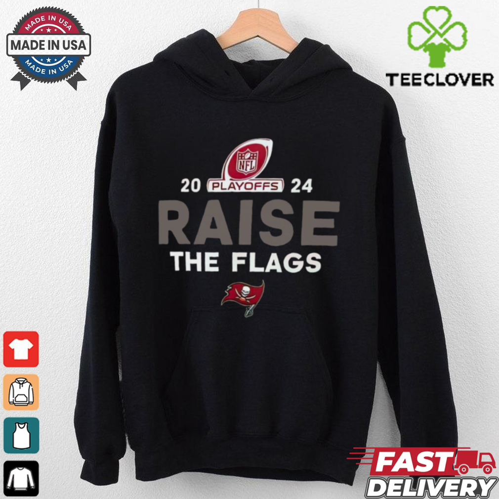 Official Tampa Bay Buccaneers Vs New Orleans Saints Raise The Flags 2024 NFL Playoffs t shirt Official Tampa Bay Buccaneers Vs New Orleans Saints Raise The Flags 2024 NFL Playoffs t shirt