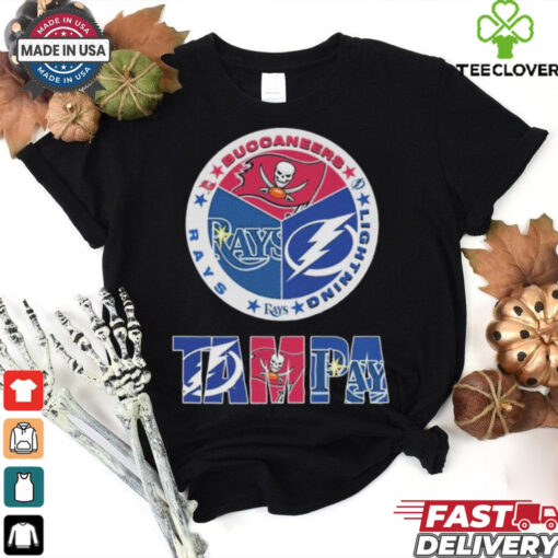 Official Tampa Bay Buccaneers x Tampa Bay Rays x Tampa Bay Lightning Shirt