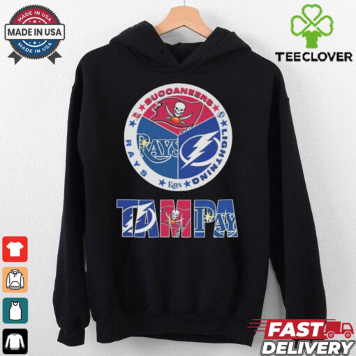 Official Tampa Bay Buccaneers x Tampa Bay Rays x Tampa Bay Lightning Shirt