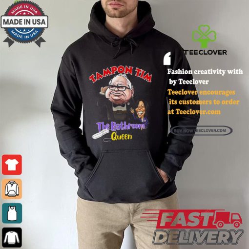 Official Tampon tim the bathroom queen tim walz Kamala 2024 election T shirt