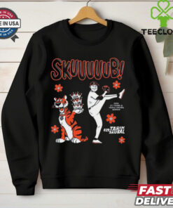Official Tarik Skubal Skuuuuub 2024 CY Young and Triple Crown Winner Detroit Tigers t shirt
