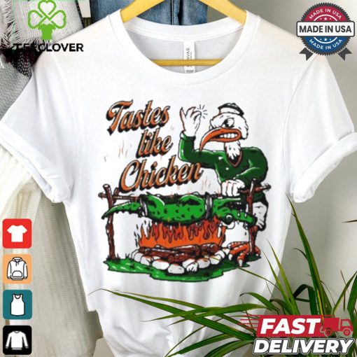 Official Tastes Like Chicken Painting t shirt