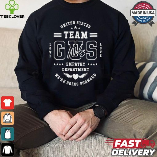 Official Team Gus Walz Waltz Varsity United States Team Gus Walz Love Empathy Department We’re Going Forward T hoodie, sweater, longsleeve, shirt v-neck, t-shirt