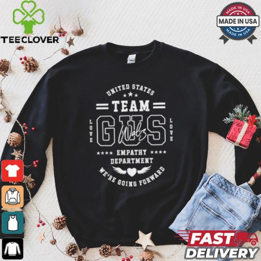 Official Team Gus Walz Waltz Varsity United States Team Gus Walz Love Empathy Department We’re Going Forward T hoodie, sweater, longsleeve, shirt v-neck, t-shirt