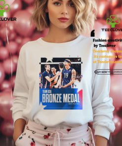 Official Team USA Men’s Volleyball Bronze Medal Paris Olympic 2024 Poster t shirt