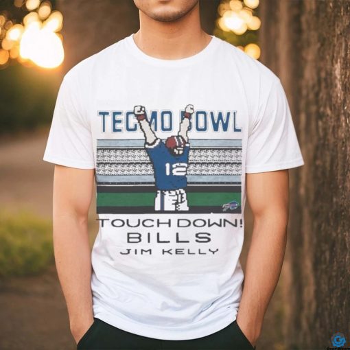Official Tecmo bowl touchdown Bills jim kelly shirt