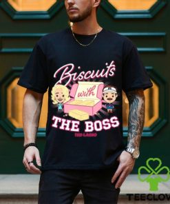 Official Ted Lasso and Rebecca Biscuits With The Boss Chibi S shirt