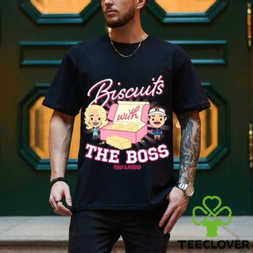 Official Ted Lasso and Rebecca Biscuits With The Boss Chibi S shirt