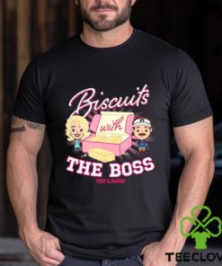 Official Ted Lasso and Rebecca Biscuits With The Boss Chibi S shirt
