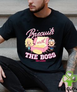 Official Ted Lasso and Rebecca Biscuits With The Boss Chibi S shirt