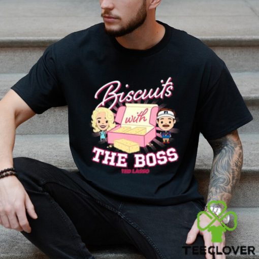 Official Ted Lasso and Rebecca Biscuits With The Boss Chibi S shirt