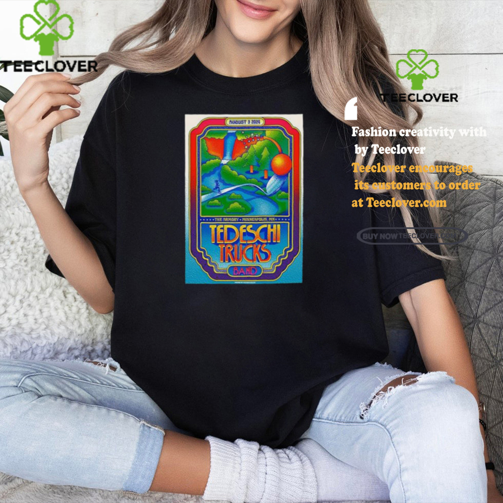Official Tedeschi Trucks Band Aug 3 2024 The Armory Minneapolis MN Poster Shirt Official Tedeschi Trucks Band Aug 3 2024 The Armory Minneapolis MN Poster Shirt