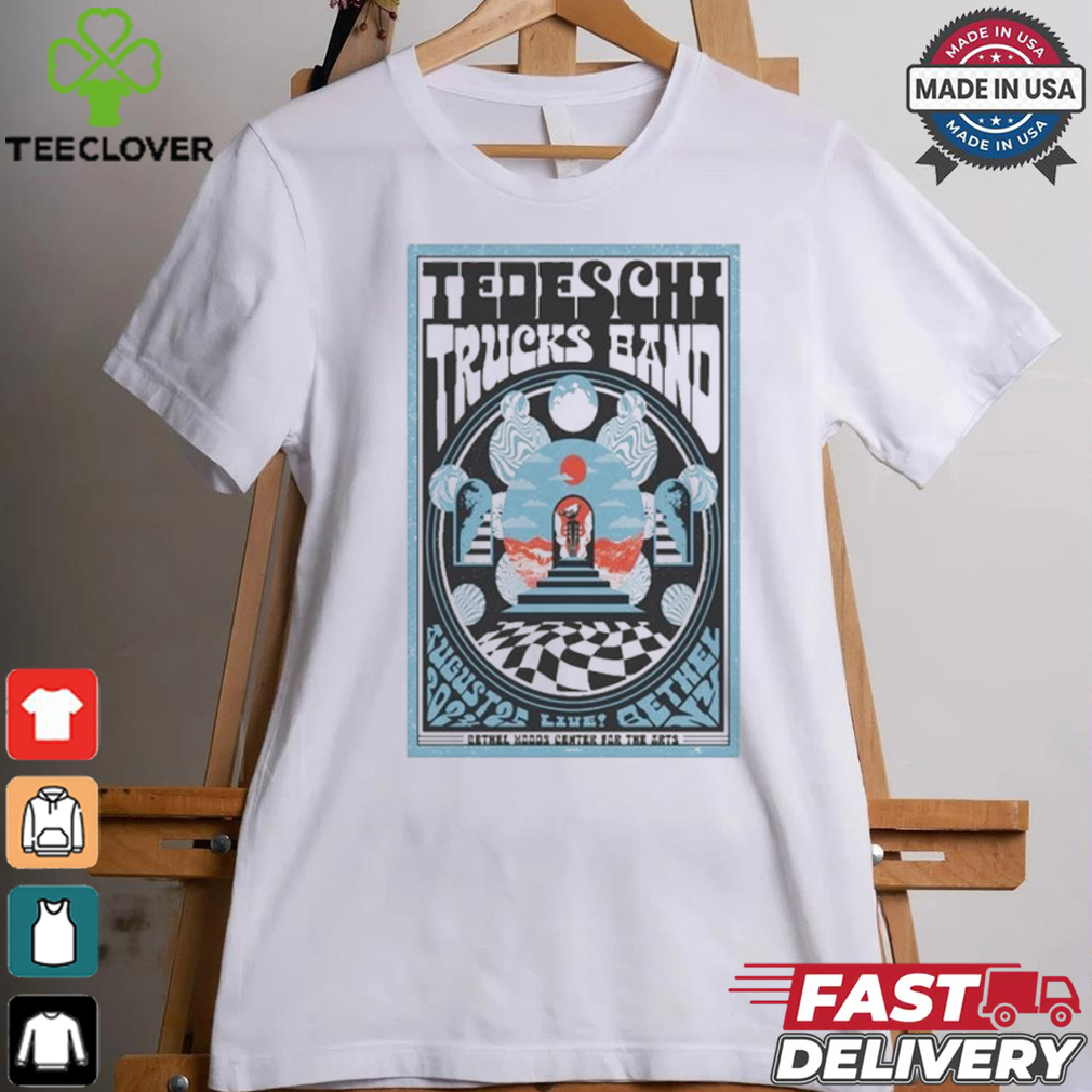 Official Tedeschi Trucks Band August 25, 2024 In Bethel, NY Tour Poster shirt Official Tedeschi Trucks Band August 25, 2024 In Bethel, NY Tour Poster shirt