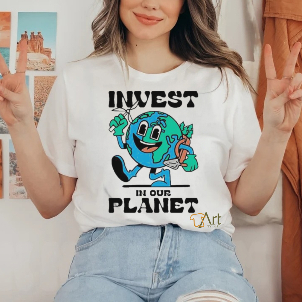 Official Teemill Invest In Our Planet Earth Shirt Official Teemill Invest In Our Planet Earth Shirt