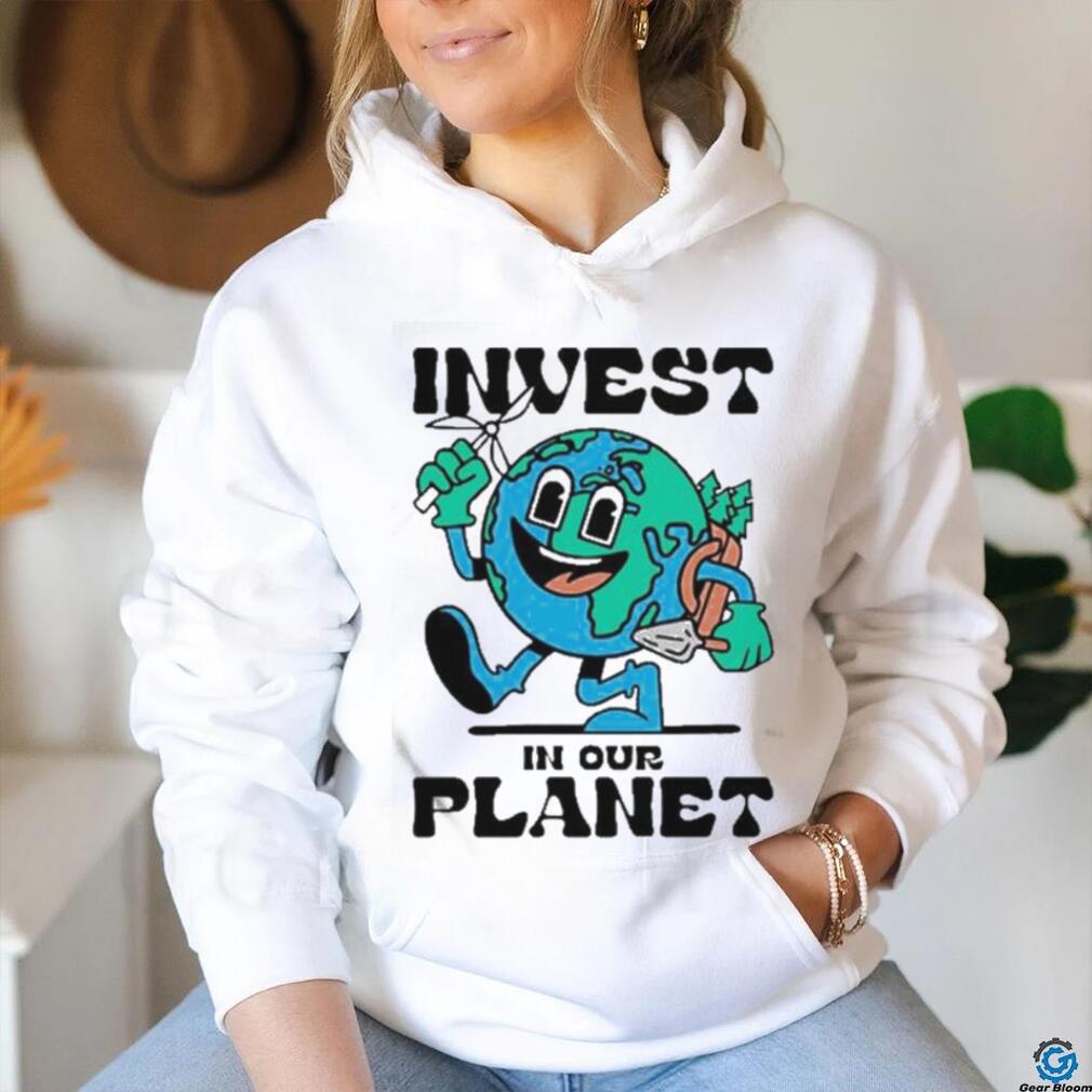 Official Teemill Invest In Our Planet Earth Shirt Official Teemill Invest In Our Planet Earth Shirt