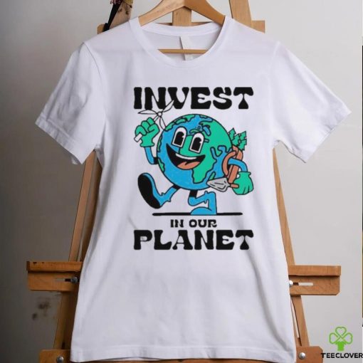Official Teemill Invest In Our Planet Earth Shirt