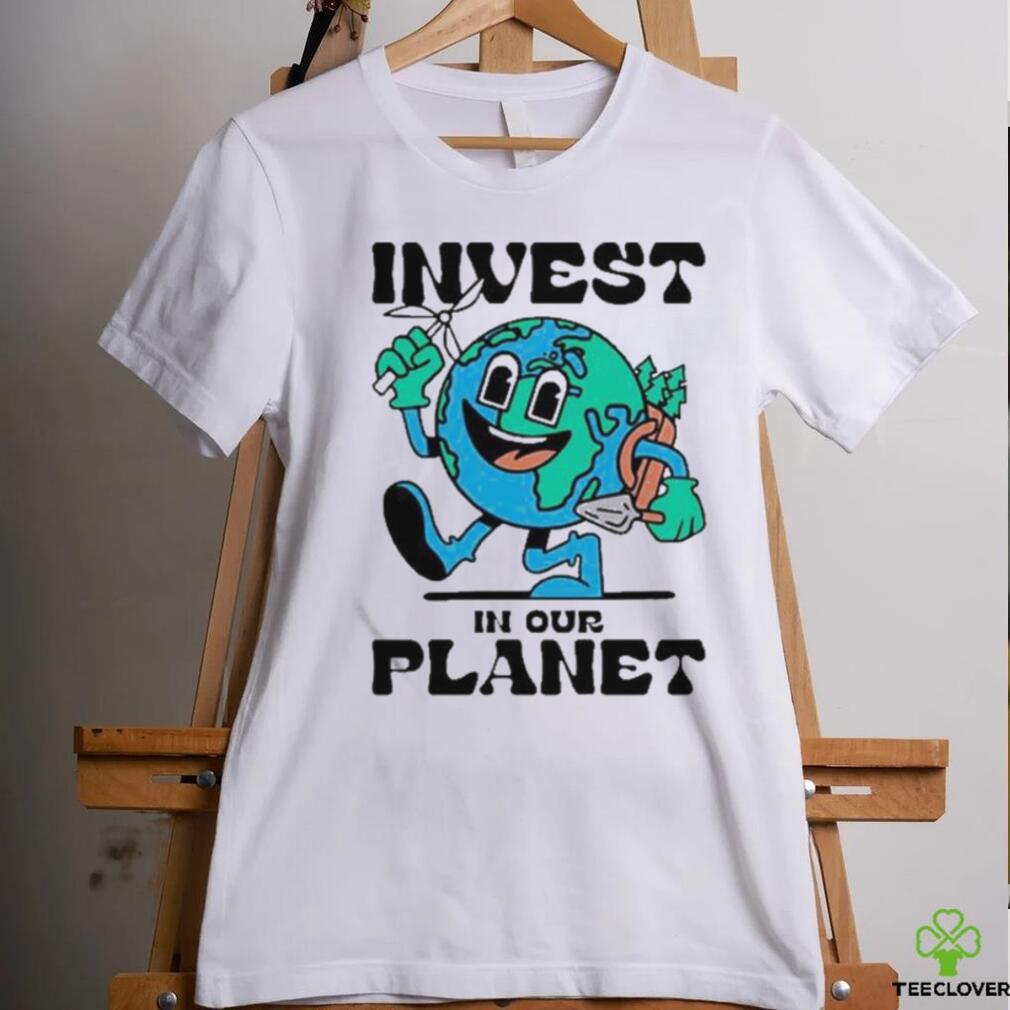 Official Teemill Invest In Our Planet Earth Shirt Official Teemill Invest In Our Planet Earth Shirt