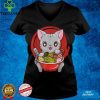 Official Teenager Ramen Cat Anime Kawaii Neko Japanese Girls T Shirt