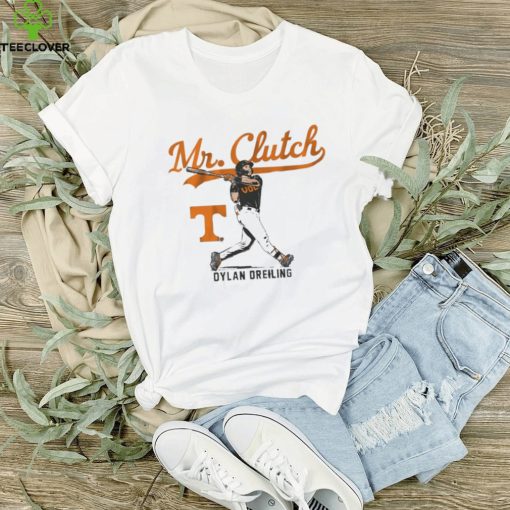 Official Tennessee Baseball Dylan Dreiling Mr. Clutch Shirt