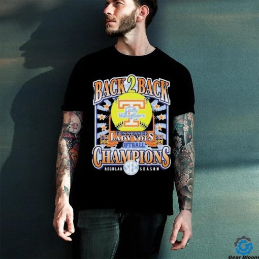 Official Tennessee Lady Vols 2024 SEC Softball Regular Season Champs Back 2 Back Vintage Shirt