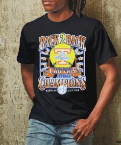 Official Tennessee Lady Vols 2024 SEC Softball Regular Season Champs Back 2 Back Vintage Shirt