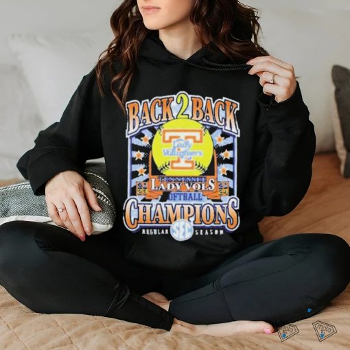 Official Tennessee Lady Vols 2024 SEC Softball Regular Season Champs Back 2 Back Vintage Shirt