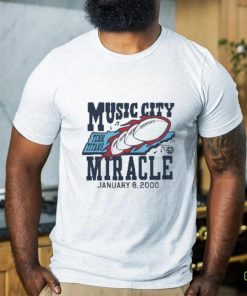 Official Tennessee Titans Music City Miracle T Shirt
