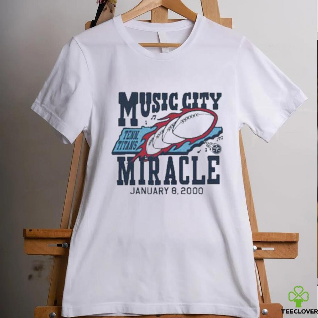 Official Tennessee Titans Music City Miracle T Shirt Official Tennessee Titans Music City Miracle T Shirt