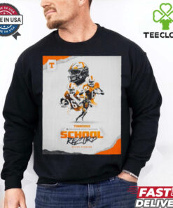 Official Tennessee Vols 19 Single Season Rushing Touchdowns School Record Dylan Sampson Poster t shirt