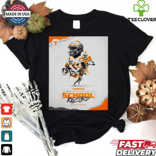 Official Tennessee Vols 19 Single Season Rushing Touchdowns School Record Dylan Sampson Poster t shirt