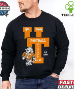 Official Tennessee Vols CFP College Football Playoff 2024 25 Interlock Strutting Smokey t shirt